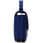 HERMÈS CONSTANCE 18 BLEU ROYAL CHEVRE GOLD HARDWARE