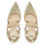 FENDI COLIBRÌ RHINESTONE HIGH HEELED SLINGBACKS