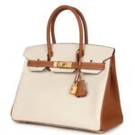 HERMÈS SPECIAL ORDER (HSS) BIRKIN 30 CRAIE AND GOLD EPSOM BRUSHED GOLD HARDWARE