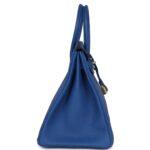 PRE-OWNED HERMÈS BIRKIN 35 BLEU ROYAL TOGO GOLD HARDWARE
