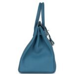 HERMÈS BIRKIN 35 BLUE JEAN TOGO PALLADIUM HARDWARE