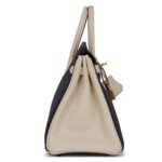 HERMÈS SPECIAL ORDER (HSS) BIRKIN 25 BLEU NUIT AND CRAIE TOGO GOLD HARDWARE