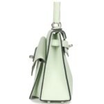 HERMÈS KELLY SELLIER EN DESORDRE 20 VERT FIZZ EPSOM PALLADIUM HARDWARE