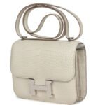 HERMÈS CONSTANCE 18 BETON MATTE ALLIGATOR PALLADIUM HARDWARE