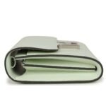 HERMÈS CONSTANCE WALLET TO GO VERT FIZZ EPSOM PALLADIUM HARDWARE