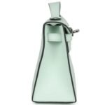 HERMÈS KELLY POCHETTE VERT PEPPERMINT SWIFT PALLADIUM HARDWARE