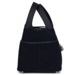HERMÈS PICOTIN CARGO 18 CABAN SWIFT AND BLACK TOILE CANVAS PALLADIUM HARDWARE
