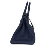 HERMÈS BIRKIN 35 BLEU NAVY TOGO PALLADIUM HARDWARE