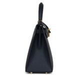 HERMÈS KELLY SELLIER 28 BLEU INDIGO EPSOM GOLD HARDWARE