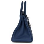 HERMÈS BIRKIN 25 DEEP BLEU VERSO TOGO PALLADIUM HARDWARE