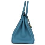 HERMÈS BIRKIN 35 BLUE JEAN TOGO GOLD HARDWARE