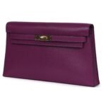 HERMÈS KELLY ELAN ANEMONE CHEVRE CHAMKILA PERMABRASS HARDWARE