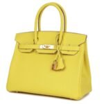HERMÈS BIRKIN 30 LIME EPSOM GOLD HARDWARE