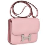 HERMÈS CONSTANCE 18 ROSE SAKURA SWIFT PALLADIUM HARDWARE