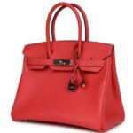 PRE-OWNED HERMÈS BIRKIN 30 ROSE JAIPUR EPSOM PALLADIUM HARDWARE