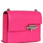PRE-OWNED HERMÈS MINI VERROU CHAINE BAG ROSE POP CHEVRE CHAMKILA PALLADIUM HARDWARE