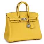 HERMÈS BIRKIN 25 JAUNE DE NAPLES SWIFT PALLADIUM HARDWARE