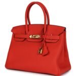 HERMÈS BIRKIN 30 CAPUCINE TOGO GOLD HARDWARE