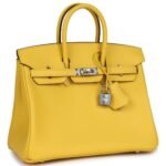 HERMÈS BIRKIN 25 JAUNE DE NAPLES SWIFT PALLADIUM HARDWARE (Copy)