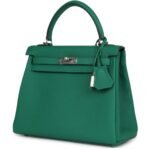 HERMÈS KELLY RETOURNE 25 VERT VERTIGO TOGO PALLADIUM HARDWARE