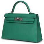 HERMÈS KELLY SELLIER 20 VERT VERTIGO EPSOM PALLADIUM HARDWARE