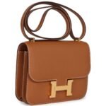 HERMÈS CONSTANCE 18 GOLD EPSOM GOLD HARDWARE