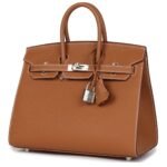 HERMÈS BIRKIN SELLIER 25 GOLD EPSOM PALLADIUM HARDWARE
