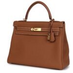 HERMÈS KELLY RETOURNE 32 GOLD TOGO GOLD HARDWARE