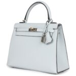 HERMÈS KELLY SELLIER 25 GRIS PLATINE EPSOM ELECTRUM HARDWARE