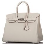 HERMÈS BIRKIN 35 GRIS PERLE TOGO PALLADIUM HARDWARE