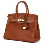 HERMÈS BIRKIN 30 FAUVE BARENIA FAUBOURG GOLD HARDWARE