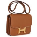 HERMÈS CONSTANCE 18 GOLD EPSOM GOLD HARDWARE