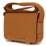 HERMÈS GETA CARAMEL CHEVRE MYSORE GOLD HARDWARE