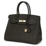 HERMÈS BIRKIN 30 VERT DE GRIS TOGO GOLD HARDWARE