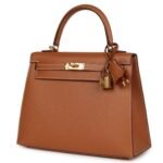 HERMÈS KELLY SELLIER 25 GOLD MADAME GOLD HARDWARE