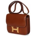 HERMÈS CONSTANCE 18 FAUVE BARENIA GOLD HARDWARE