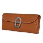 HERMÈS CHAINE D' ANCRE WALLET TO GO GOLD EPSOM PALLADIUM HARDWARE