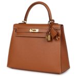 HERMÈS KELLY SELLIER 25 GOLD MADAME GOLD HARDWARE