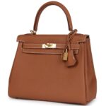 HERMÈS KELLY RETOURNE 25 GOLD TOGO GOLD HARDWARE