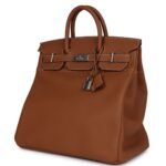 HERMÈS BIRKIN HAC 40 GOLD TOGO PALLADIUM HARDWARE