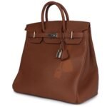 HERMÈS COUP DE SOLEIL BIRKIN HAC 40 GOLD TOGO PALLADIUM HARDWARE