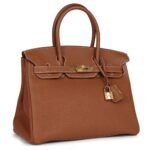 PRE-OWNED HERMÈS BIRKIN 30 GOLD TOGO GOLD HARDWARE
