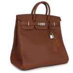 HERMÈS COUP DE SOLEIL BIRKIN HAC 40 GOLD TOGO PALLADIUM HARDWARE
