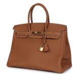 PRE-OWNED HERMÈS BIRKIN 35 GOLD TOGO GOLD HARDWARE
