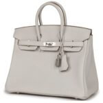 HERMÈS BIRKIN 25 GRIS PALE TOGO PALLADIUM HARDWARE