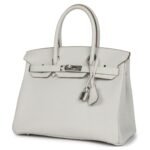 HERMÈS BIRKIN 30 GRIS PALE TOGO PALLADIUM HARDWARE