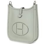 HERMÈS EVELYNE TPM GRIS NEVE CLEMENCE PALLADIUM HARDWARE