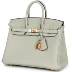 HERMÈS BIRKIN 25 GRIS NEVE TOGO GOLD HARDWARE