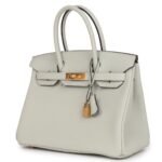 HERMÈS BIRKIN 30 GRIS NEVE TOGO GOLD HARDWARE