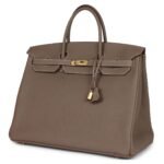 HERMÈS BIRKIN 40 ETOUPE TOGO GOLD HARDWARE